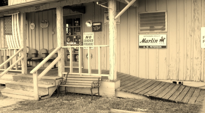 Disabled customers appreciate a ramp and friendly service at an old county store..